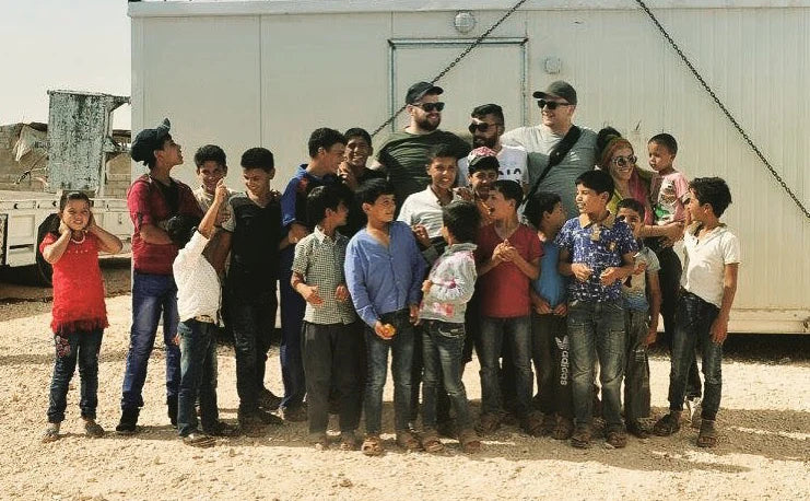 In 2017 Sam (MycoPunks co-director) travelled to Jordan with the <a href="https://www.refugease.org/"><span style="text-decoration:underline">Refugease</span></a> team to help expand the school at Zaatari refugee camp. 