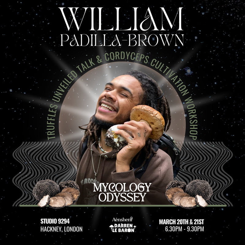 MycoPunks sponsor London event with William Padilla-Brown & Darren Le Barron
